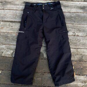 Ocean and Earth Cargo Utility Snow Pants Snowpants Medium Black